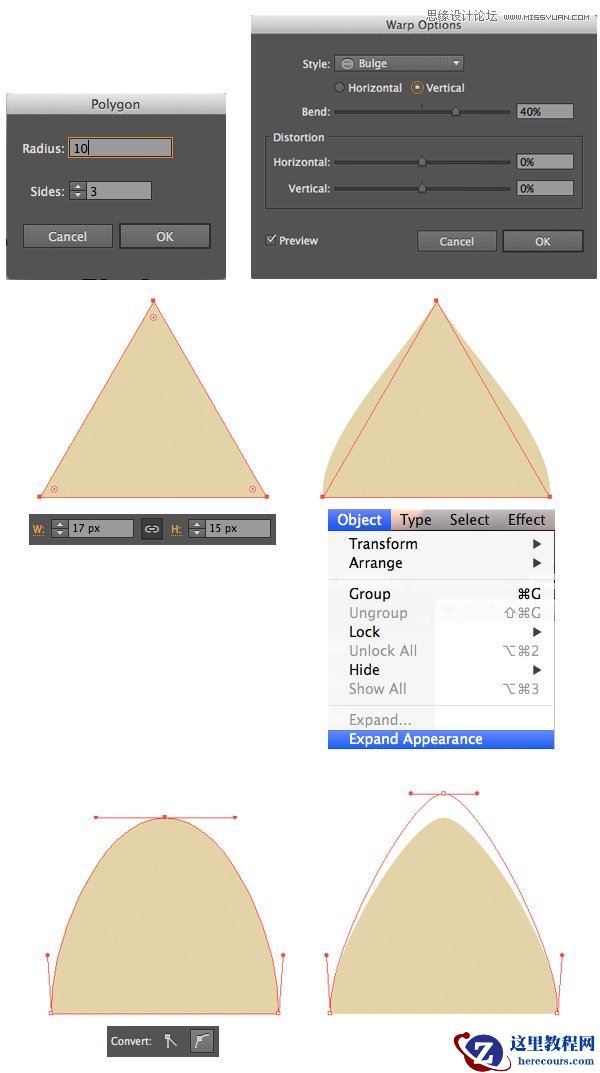 Illustrator制作扁平化动物卡通头像教程