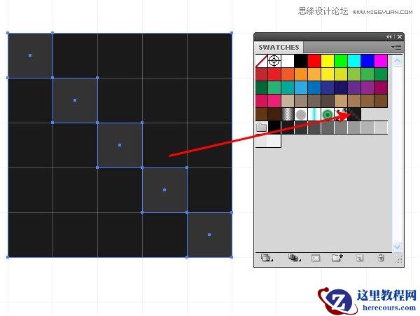 Illustrator创建大气典雅的无缝拼贴图案