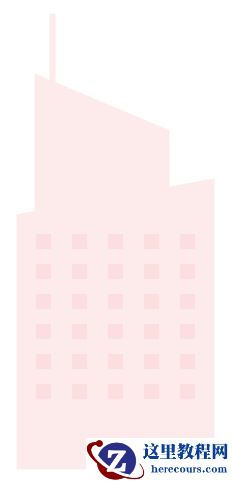 Illustrator绘制卡通风格的城市建筑插画