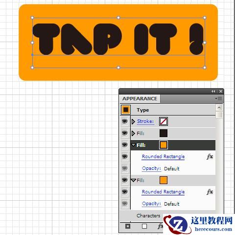 Illustrator创建一个可以无限重用的按钮样式