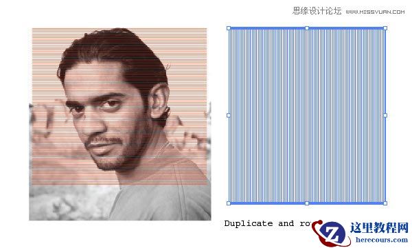 Illustrator把照片制作成矢量线条插画
