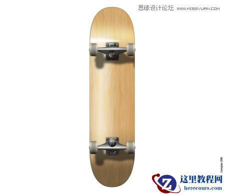 Illustrator给滑板添加骷髅图案效果