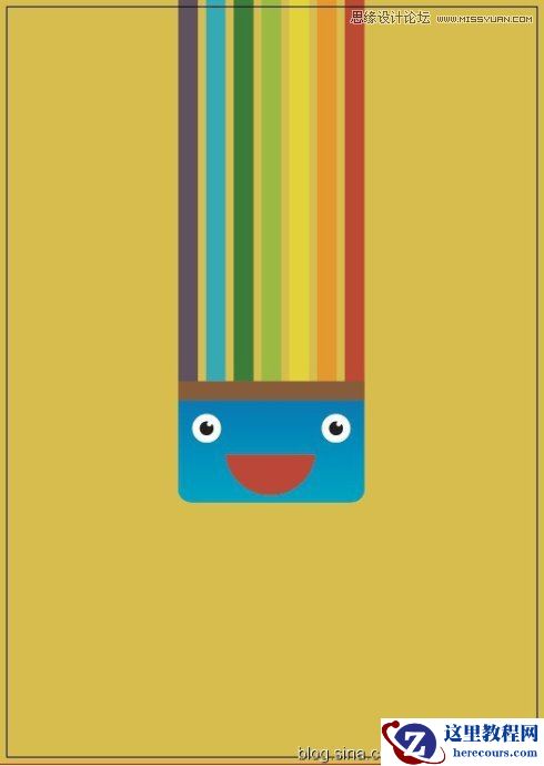 Illustrator快速制作抽象风格的插画海报