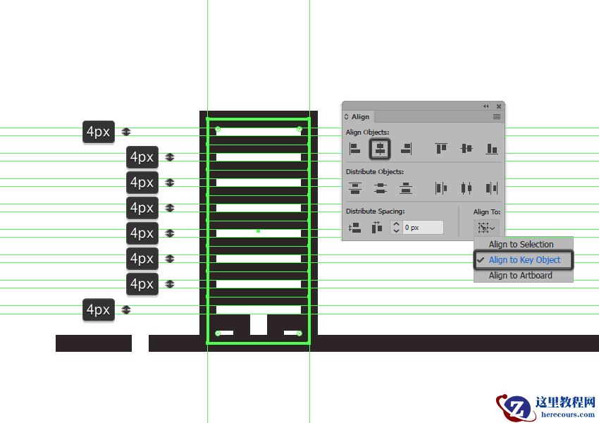 Illustrator绘制线描风格的城市插图教程