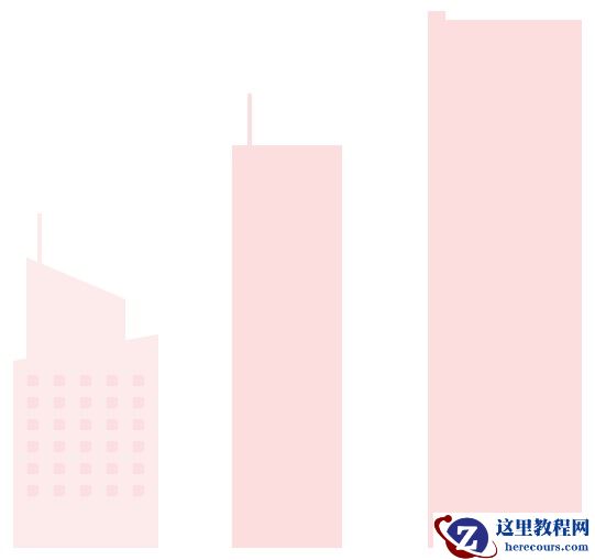 Illustrator绘制卡通风格的城市建筑插画