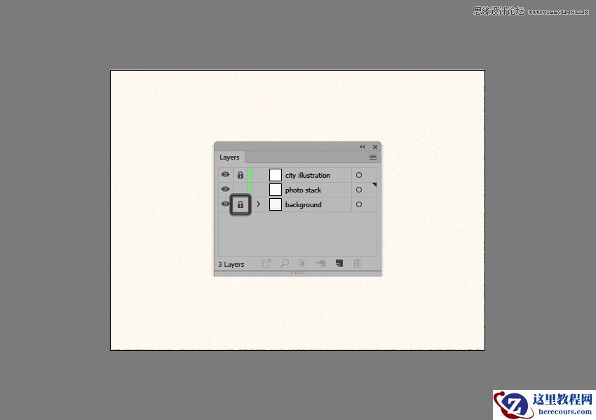 Illustrator绘制复古风格的城市黄金插画