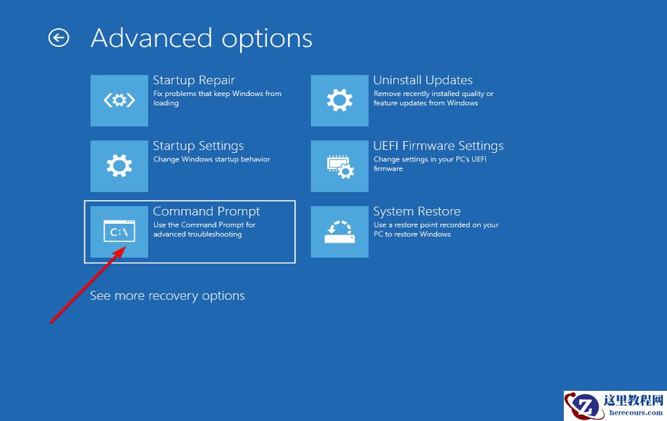 Win11如何修复Windows错误恢复?