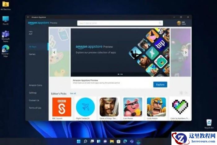 怎么在Win11测试版上运行安卓应用和游戏