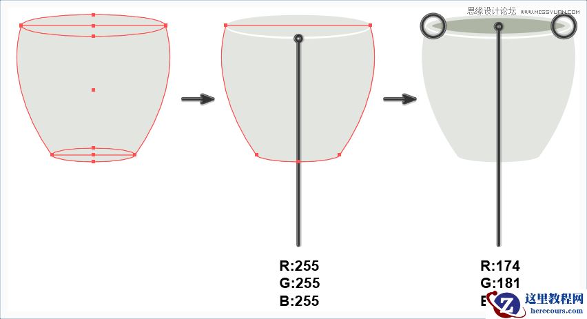 Illustrator绘制扁平化风格多肉植物教程