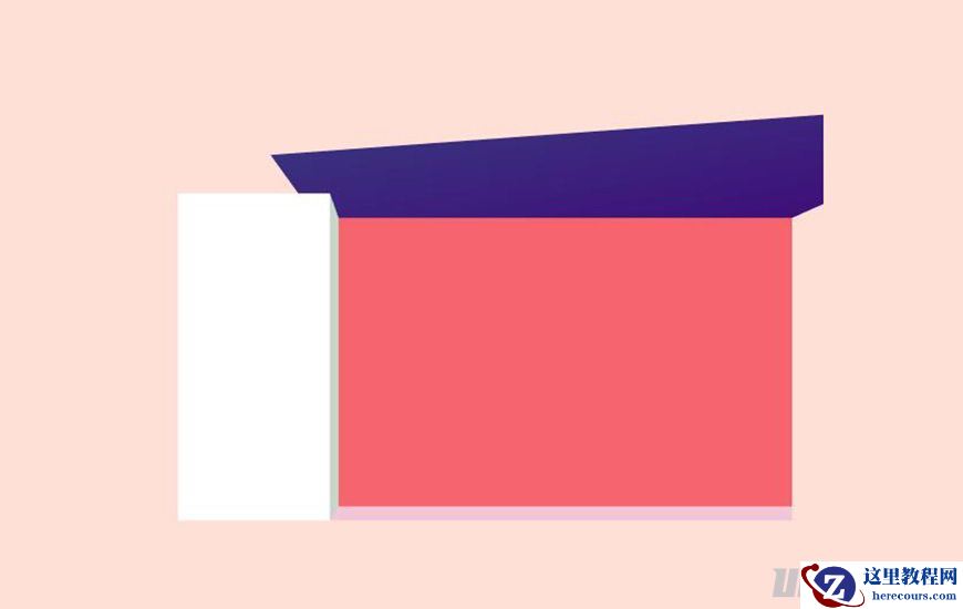 Illustrator绘制渐变风格的建筑场景插画