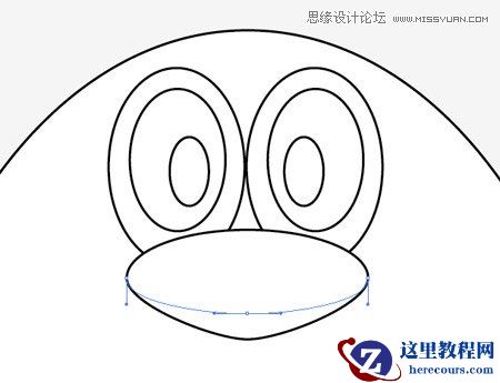 Illustrator绘制一只超萌的企鹅