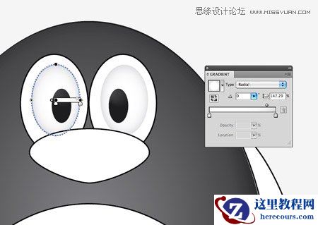 Illustrator绘制一只超萌的企鹅