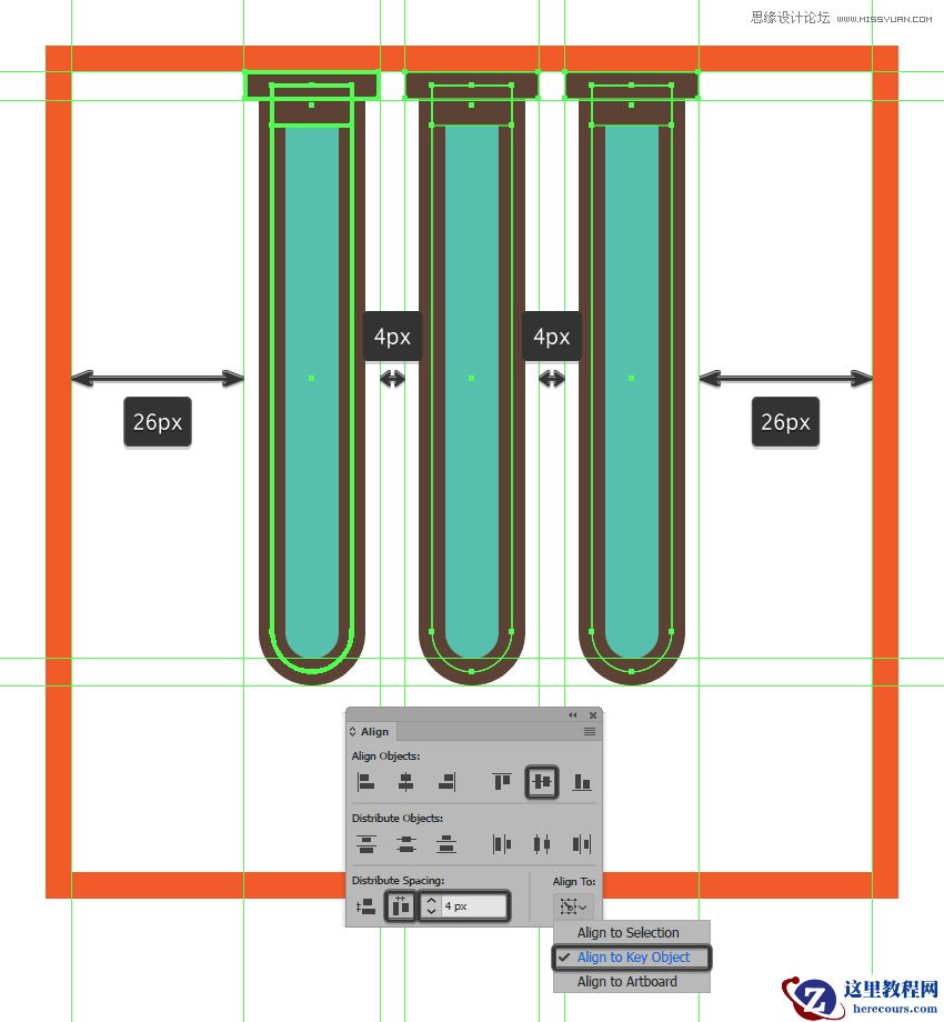 复古图标:AI设计科学主题图标教程