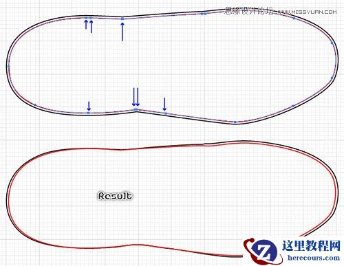 Illustrator绘制蓝色逼真的运动鞋教程
