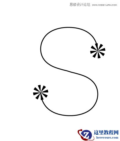 Illustrator绘制超酷立体风格的线条文字