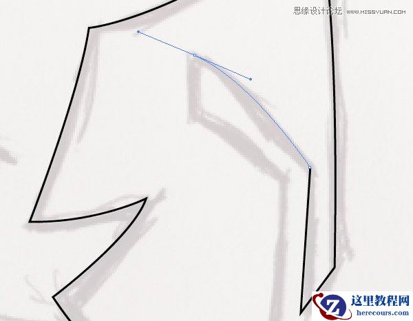 Illustrator教程：把纸上草图转换成插图