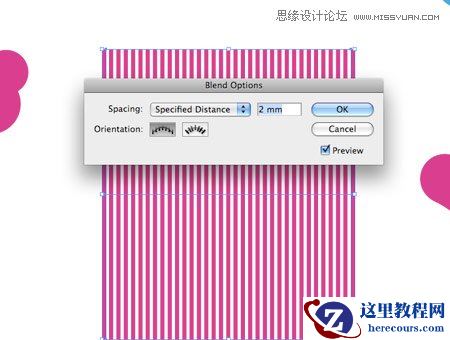 Illustrator结合PS设计时尚的花纹插画教程