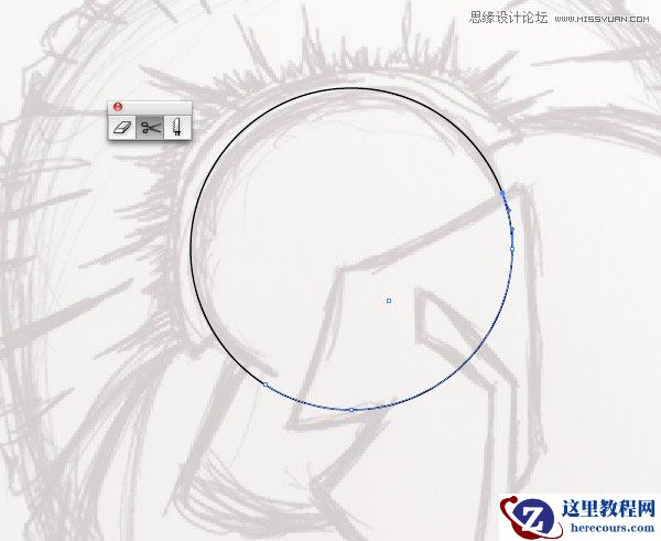 Illustrator教程：把纸上草图转换成插图