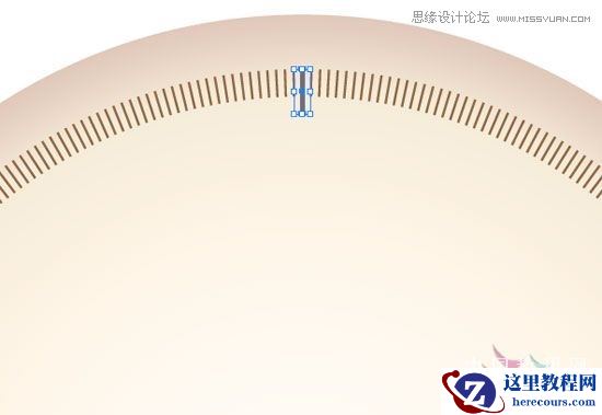 Illustrator简单绘制金色指南针