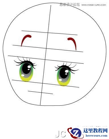 Illustrator鼠绘教程:绘制可爱的宝宝