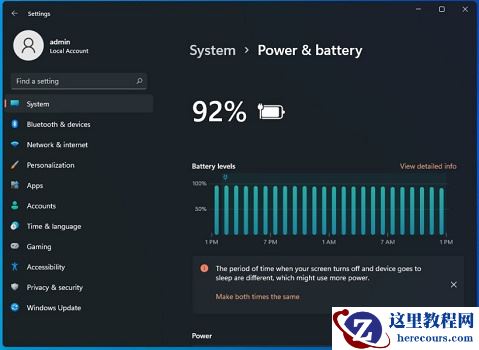 Win11如何查看电池情况？Win11查看电池情况的方法