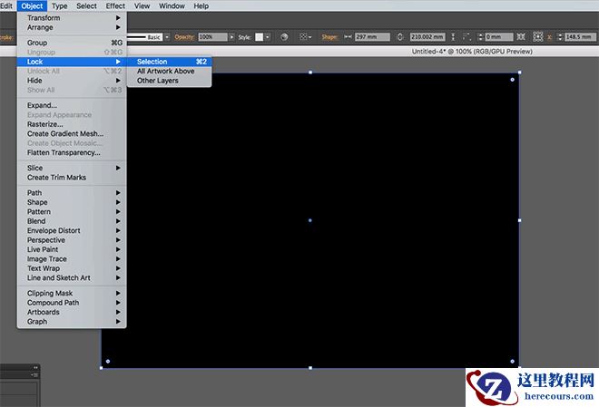 llustrator绘制抽象风格的粒子波特效