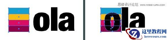 Illustrator制作漂亮的线条效果文字