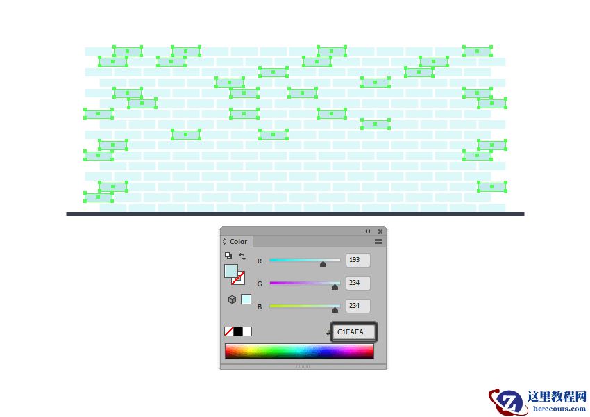 Illustrator创建MEB风格的厨房简约布局