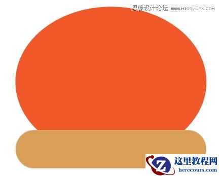 Illustrator设计时尚简洁风格的汉堡包图标