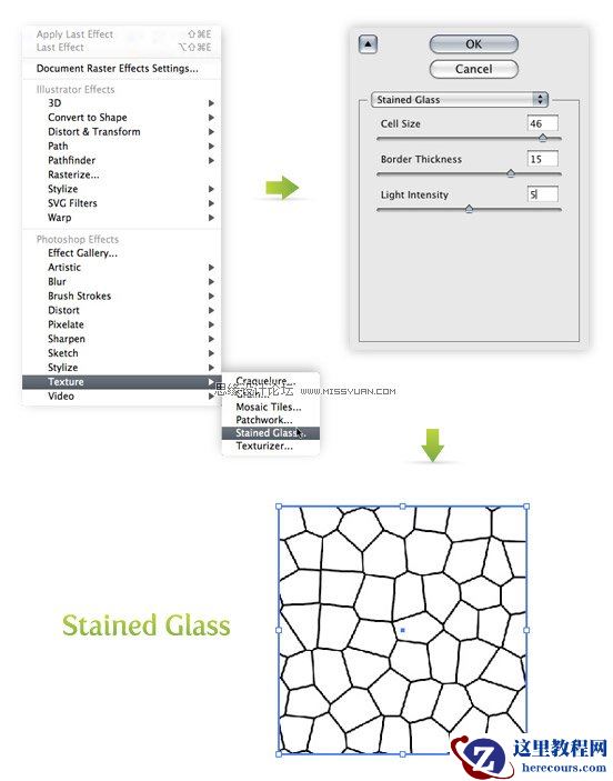 Illustrator创建水波纹纹理教程