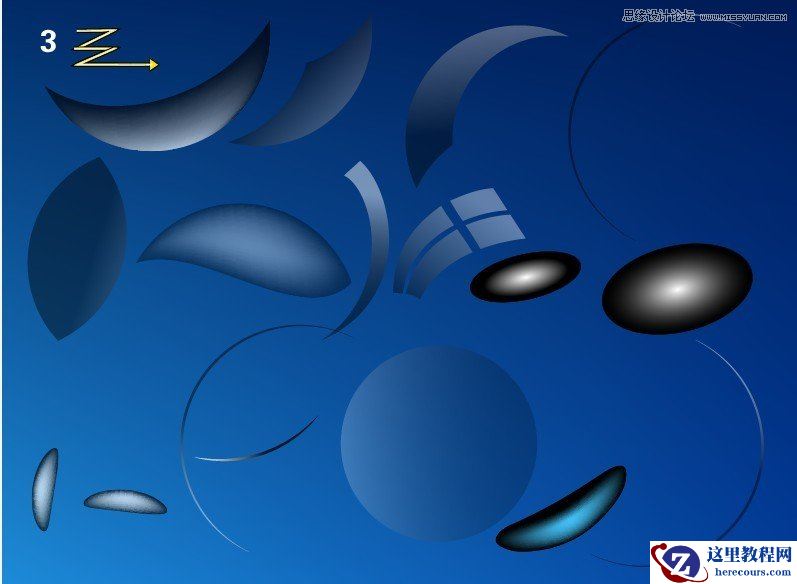 Illustrator绘制逼真通透的泡泡教程