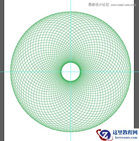 Illustrator绘制漂亮的螺旋圆点花纹图案