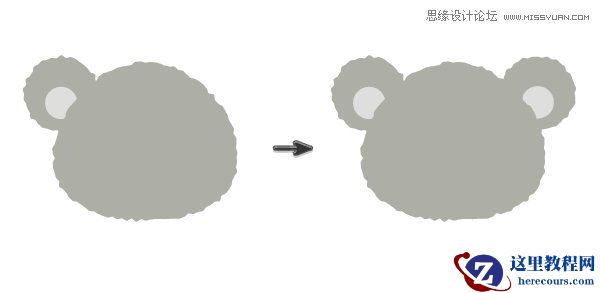 Illustrator绘制卡通风格的爬树考拉教程