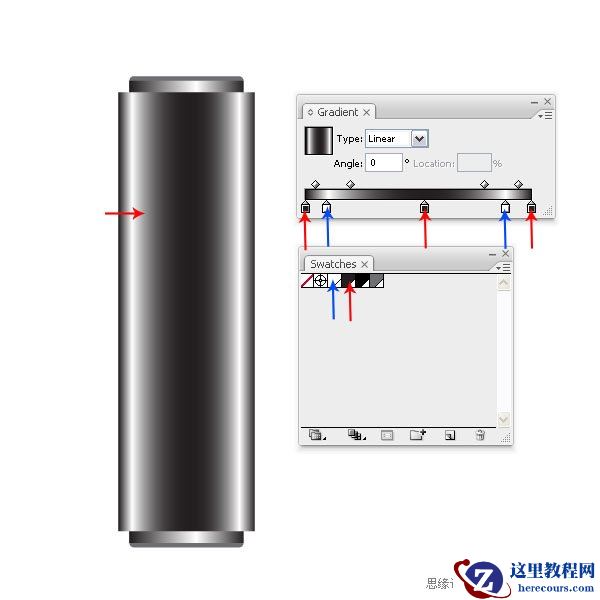 Illustrator设计一个色彩斑澜的U盘