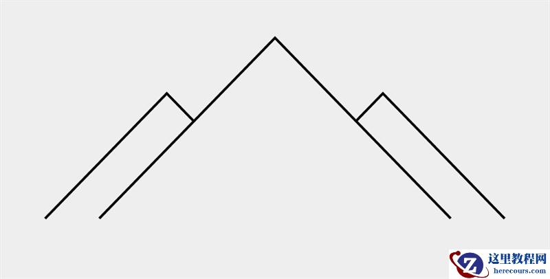 Illustrator绘制简约的线条装饰风格海报