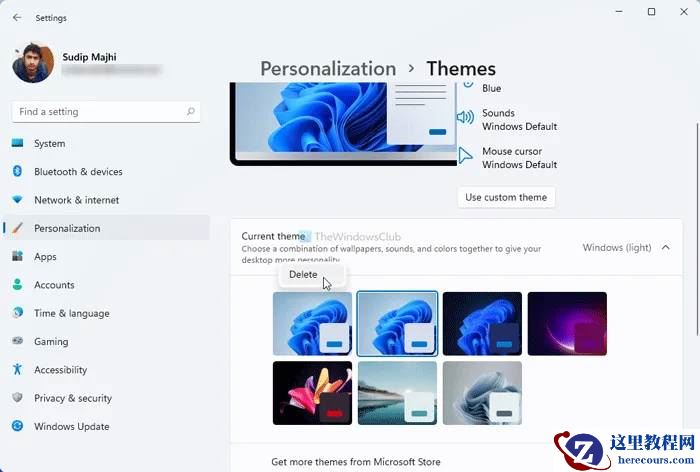 Win11电脑怎么下载隐藏的AeroLite主题?