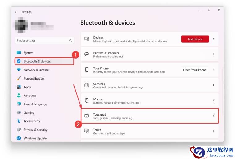 Win11触摸板手势自定义设置方法