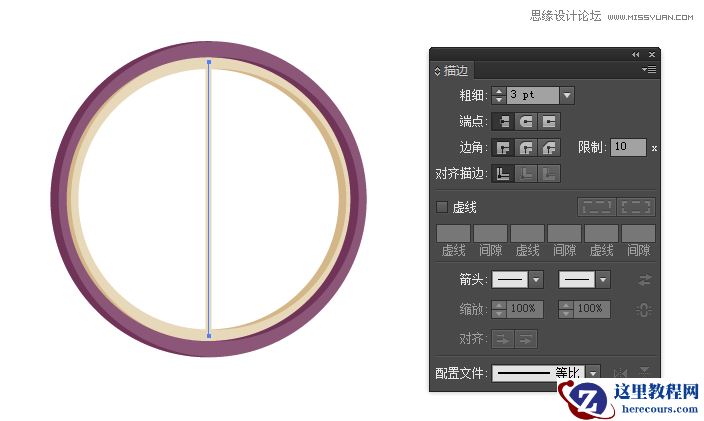 Illustrator绘制矢量风格的自行车效果图