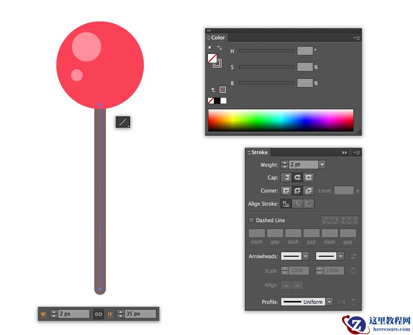 Illustrator绘制扁平化风格的小清新图标