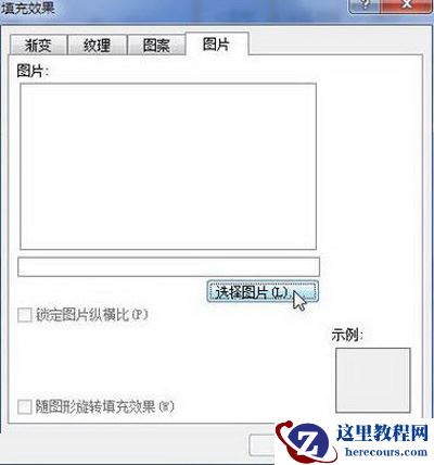 单击“选择图片”按钮