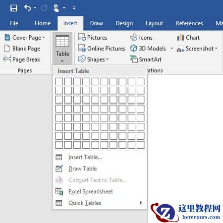 表格下拉菜单Office 2019