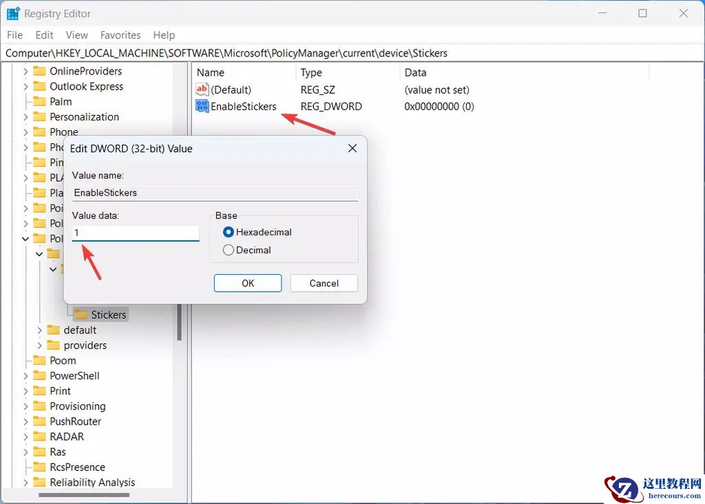 Win11 22H2怎么启用桌面贴纸Desktop Stickers?