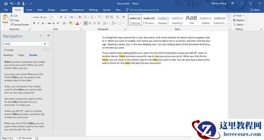 Office 2019在<b>Word</b>中找到text