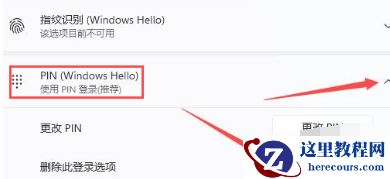 win11 pin码只能更改不能删除怎么办?