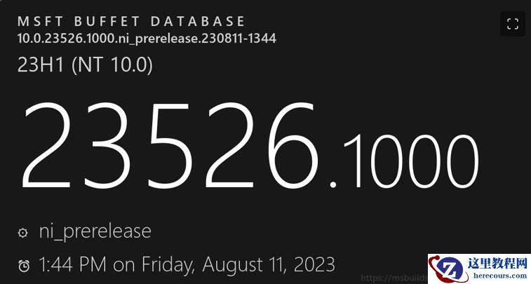 Win11 Insider Preview Build 23526预览版发布,更新改进一系列功能!