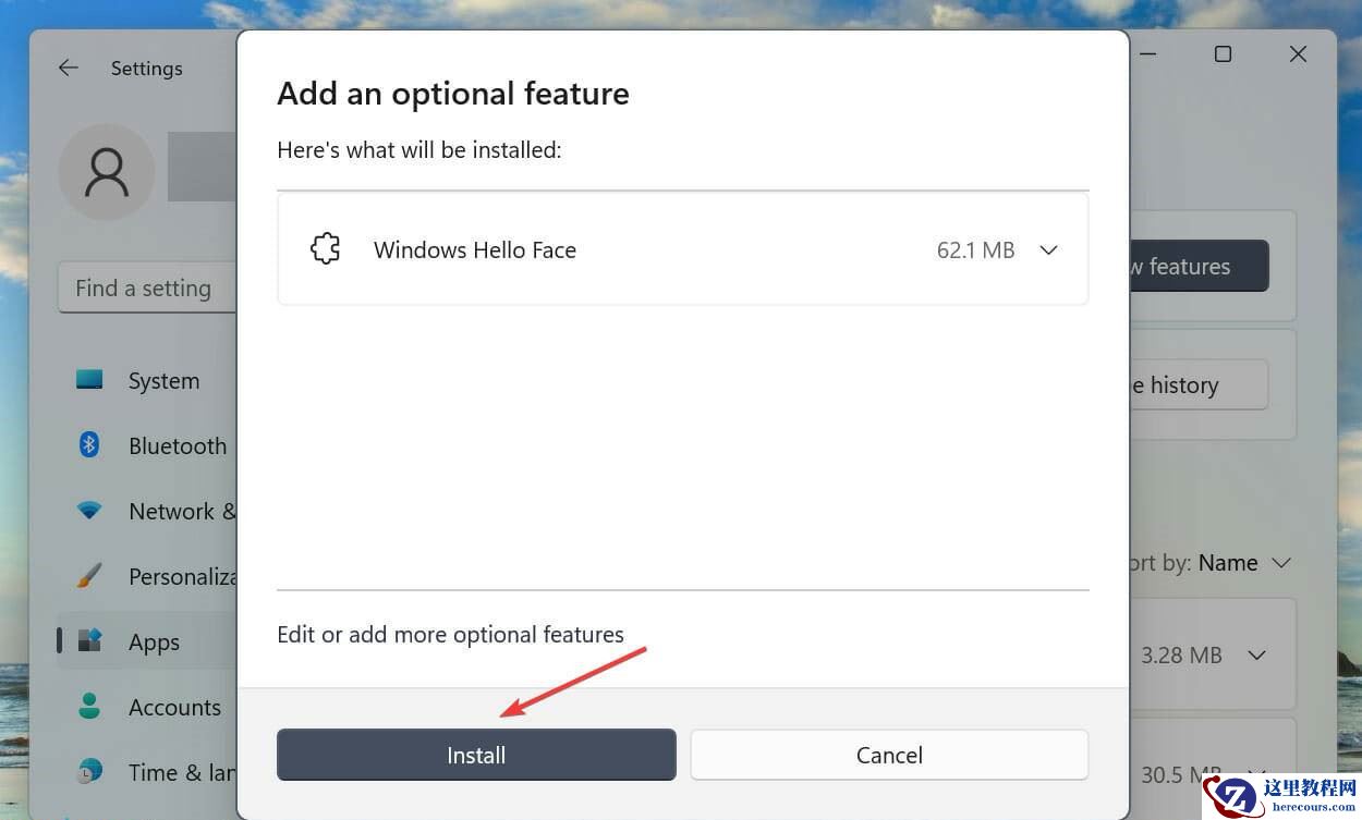Win11如何安装Hello面部驱动程序？