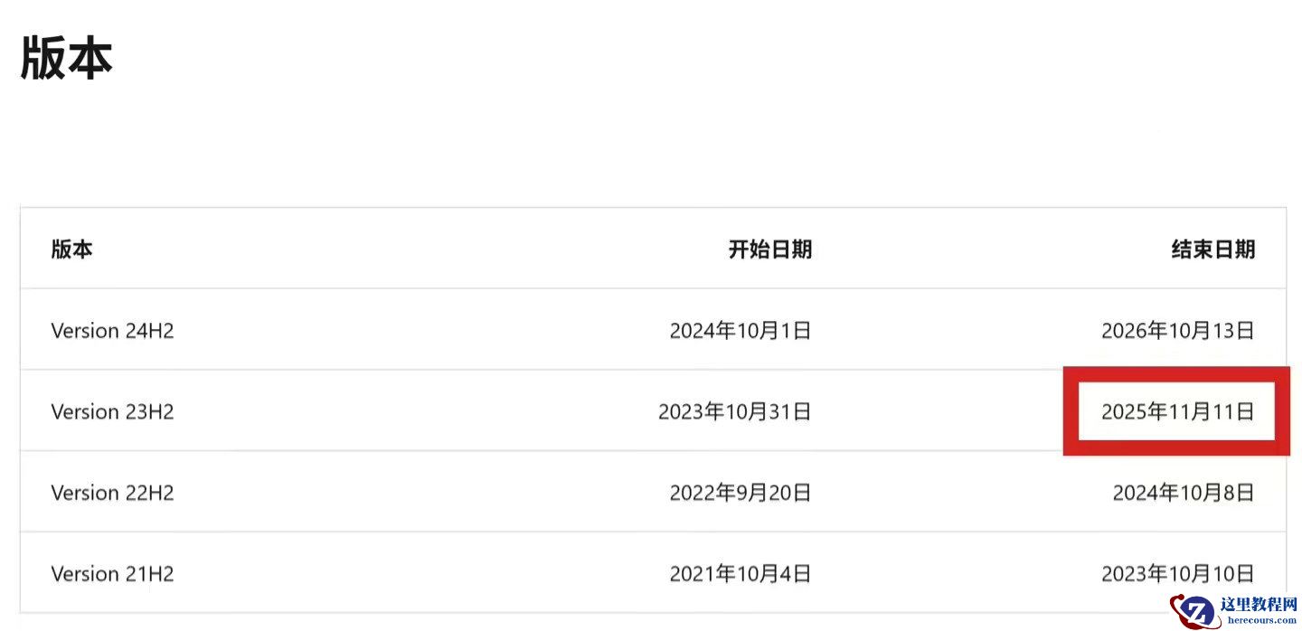 Win11 23H2 家庭版 / 专业版 11 月 11 日停服！一键升级 24H2/25H2