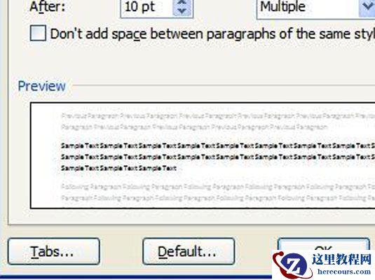 “选项卡”按钮位于“段落”对话框的左下角。
