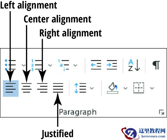 Word 2019段落对齐