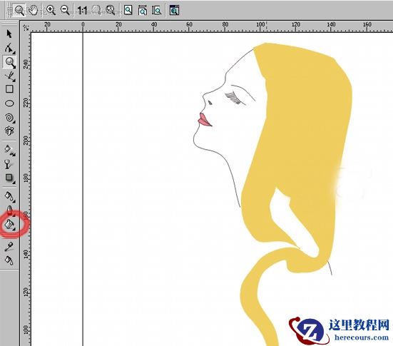 Coreldraw绘画时尚女性技法集合